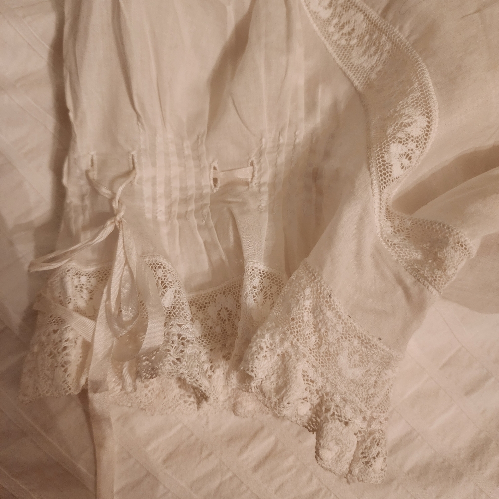Heirloom Ralph Lauren Lace Blouse Size 10 - Picture 5 of 8